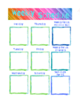 RoShamBo Homeschooling free printable weekly homeschool schedule planner