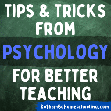 RoShamBo Homeschooling tips and tricks from psychology for better teaching