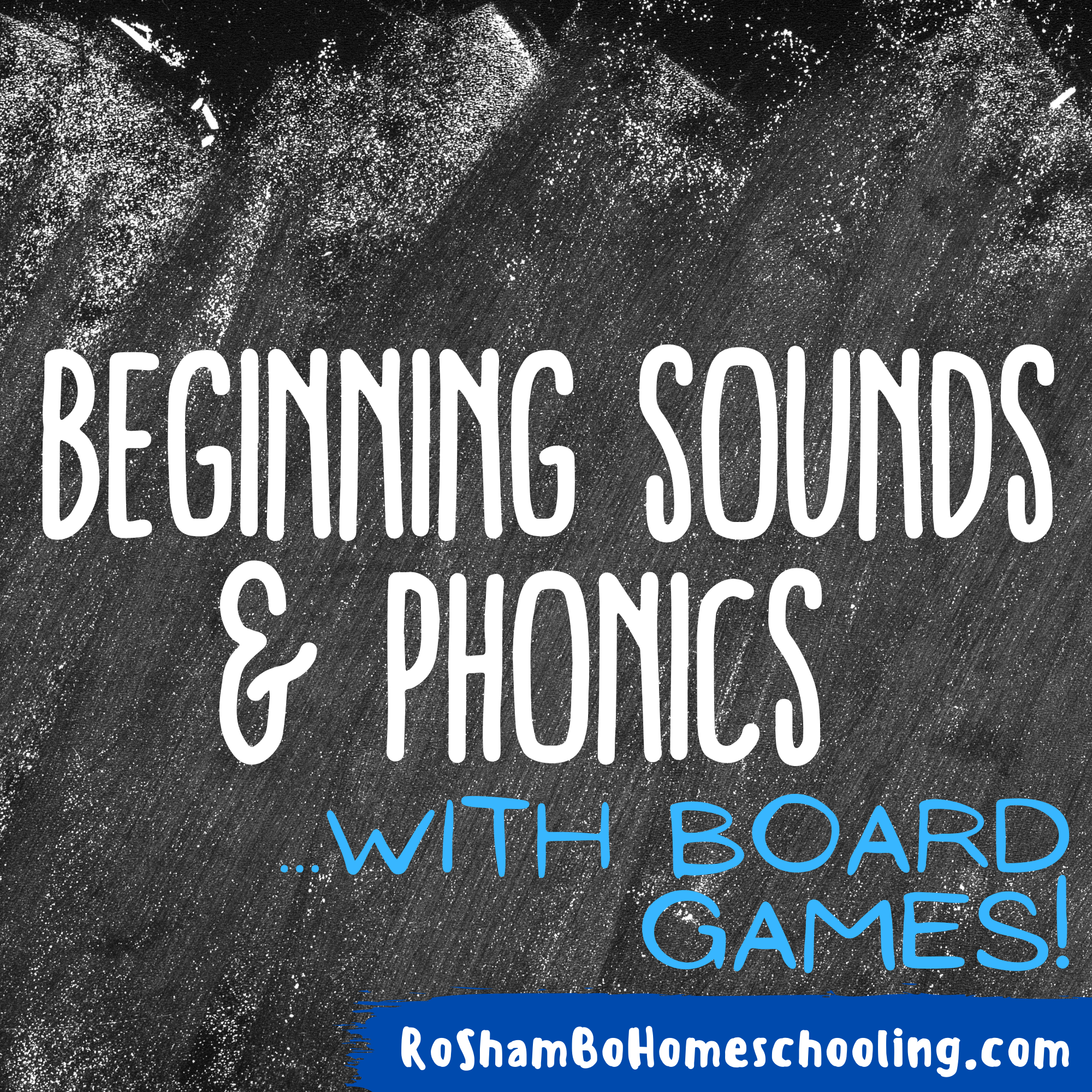 RoShamBo Homeschooling beginning sounds and phonics with board games