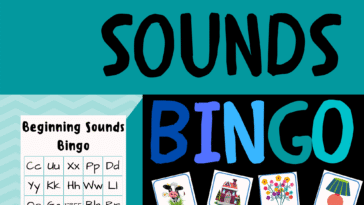 RoShamBo Homeschooling printable preschool and kindergarten game set beginning sounds bingo