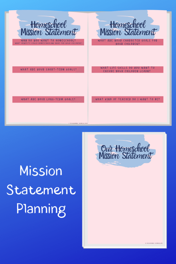RoShamBo Homeschooling printable ultimate homeschool planner