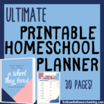 RoShamBo Homeschooling printable ultimate homeschool planner