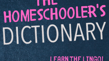 RoShamBo Homeschooling promo the homeschooler's dictionary with homeschool terminology and lingo