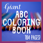RoShamBo Homeschooling printable Giant ABC Coloring Book