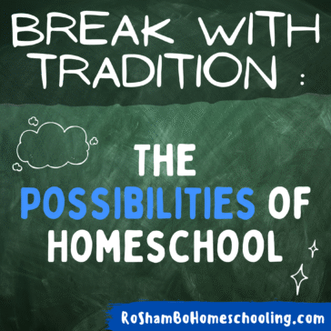 RoShamBo Homeschooling promo traditional schools versus homeschooling breaking with tradition