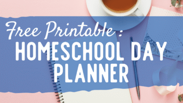 RoShamBo Homeschooling free printable homeschool day planner