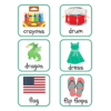 RoShamBo Homeschooling printable game blends and digraphs bingo
