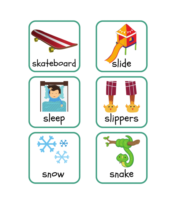 RoShamBo Homeschooling printable game blends and digraphs bingo