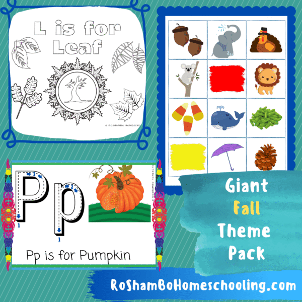 RoShamBo Homeschooling giant summer theme pack promo