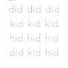 RoShamBo Homeschooling handwriting practice sample page