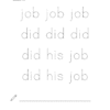 RoShamBo Homeschooling handwriting practice pack 2 sample