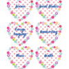 RoShamBo Homeschooling printable homeschool room labels button hearts