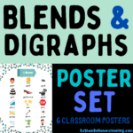 RoShamBo Homeschooling blends and digraphs poster set promo