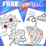 RoShamBo Homeschooling fall theme do-a-dot markers with ABCs promo