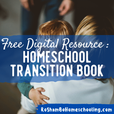 RoShamBo Homeschooling free digital homeschool transition book