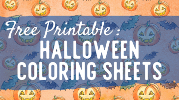 RoShamBo Homeschooling free printable Halloween coloring sheets for kids