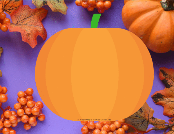 RoShamBo Homeschooling printable jack-o-lantern emojis for naming and identifying emotions on a pumpkin