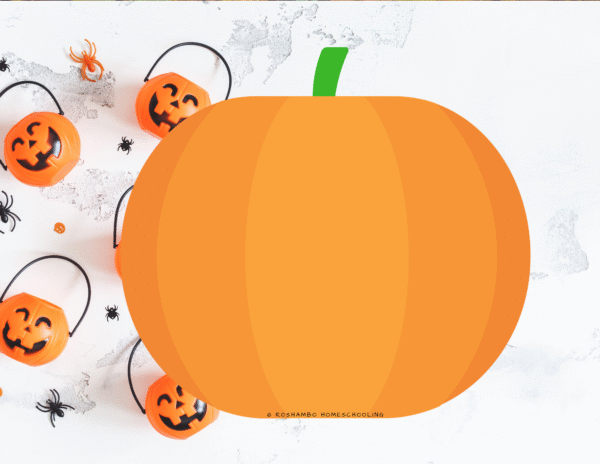 RoShamBo Homeschooling printable jack-o-lantern emojis for naming and identifying emotions on a pumpkin