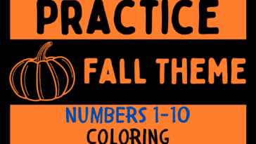 RoShamBo Homeschooling fall theme addition practice numbers 1-10 promo
