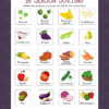 RoShamBo Homeschooling all about fall food theme pack sample