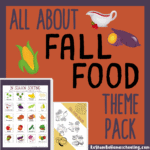 RoShamBo Homeschooling all about fall food theme pack for elementary school