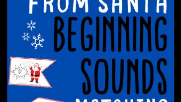 RoShamBo Homeschooling presents from Santa beginning sounds matching game