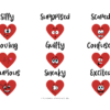 RoShamBo Homeschooling printable hearts and body maps feeling emotions in the body activity for valentine's day for developing emotional intelligence