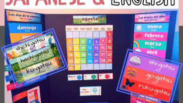 RoShamBo Homeschooling Circle Time Board in Japanese and English