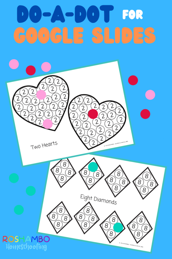 Do-A-Dot for Google Slides™ | Numbers & Shapes | Digital Coloring Sheets - Image 2