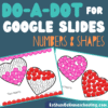 RoShamBo Homeschooling Do A Dot coloring sheets numbers and shapes
