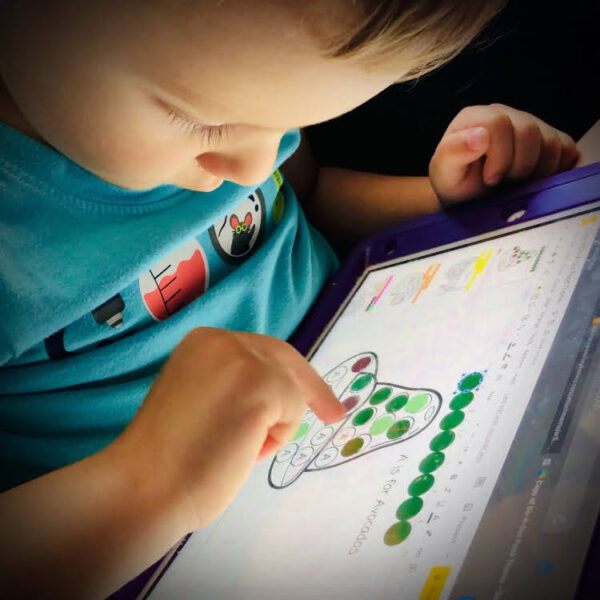 RoShamBo Homeschooling Do A Dot for Google Slides coloring