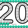 RoShamBo Homeschooling Do A Dot coloring sheets numbers and shapes